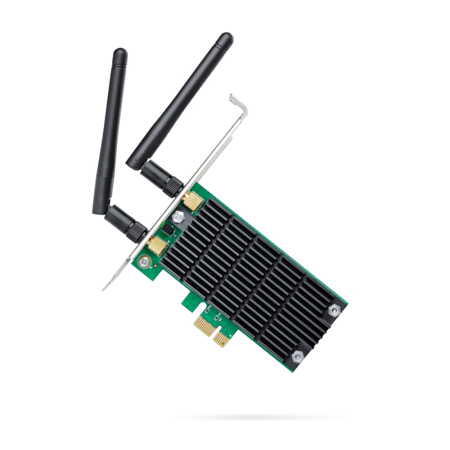 TP-LINK ARCHER T4E SCHEDA AC1200 WIFI PCI-EXPRESS 867GHZ AT 5GHZ+300MBPS AT 2.4GHZ